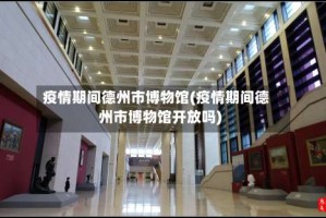 疫情期间德州市博物馆(疫情期间德州市博物馆开放吗)