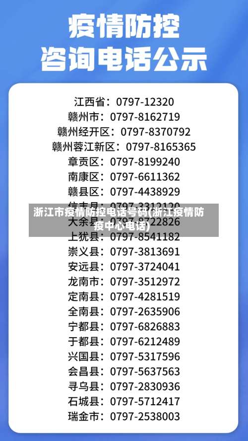 浙江市疫情防控电话号码(浙江疫情防疫中心电话)-第1张图片