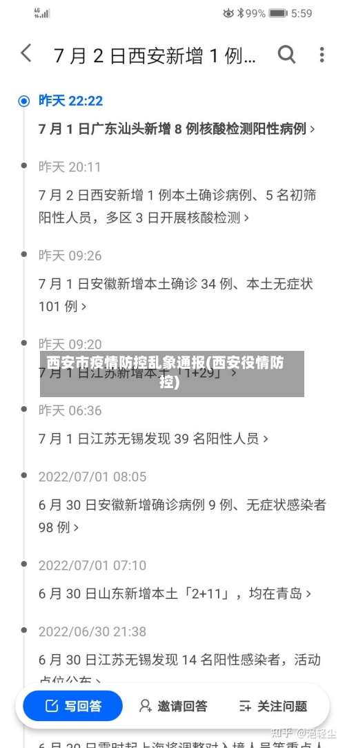 西安市疫情防控乱象通报(西安役情防控)-第2张图片